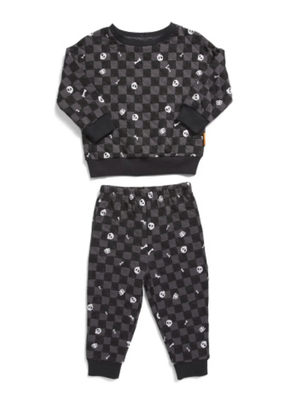 NEW! Lila & Jack Checkered Skull Lounge Set Size 4